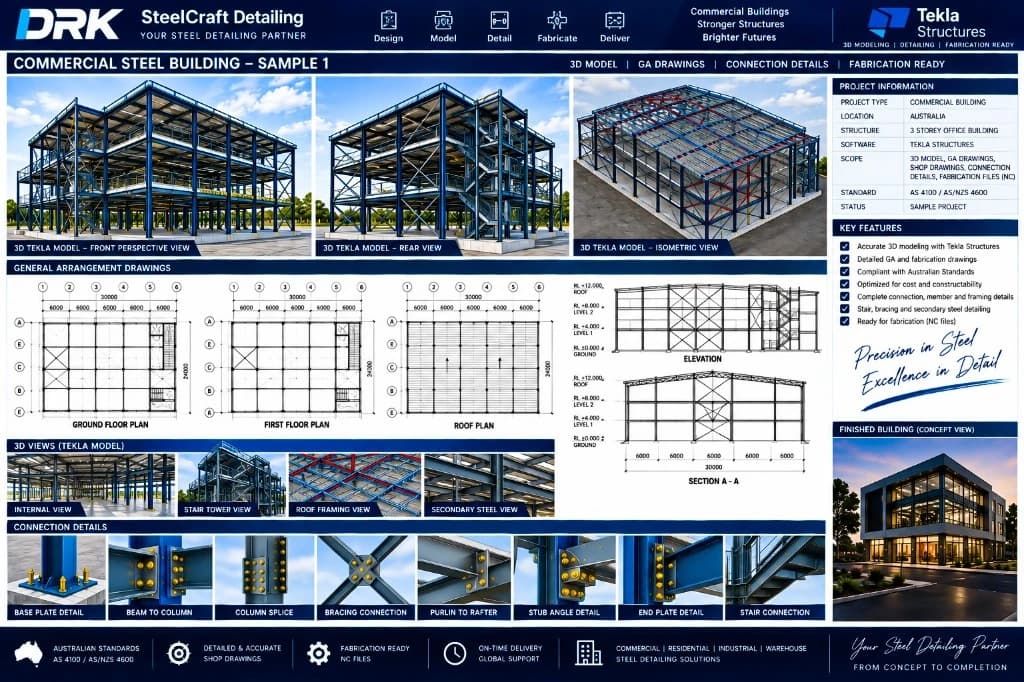 Three-Storey Commercial Building
