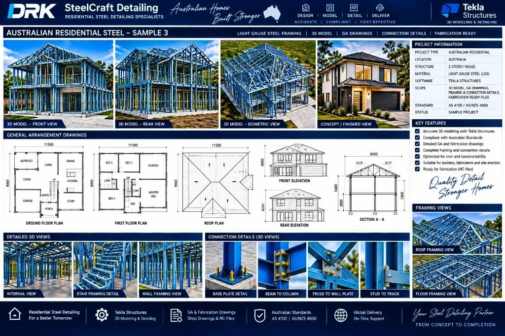Light Gauge Residential Steel Frame