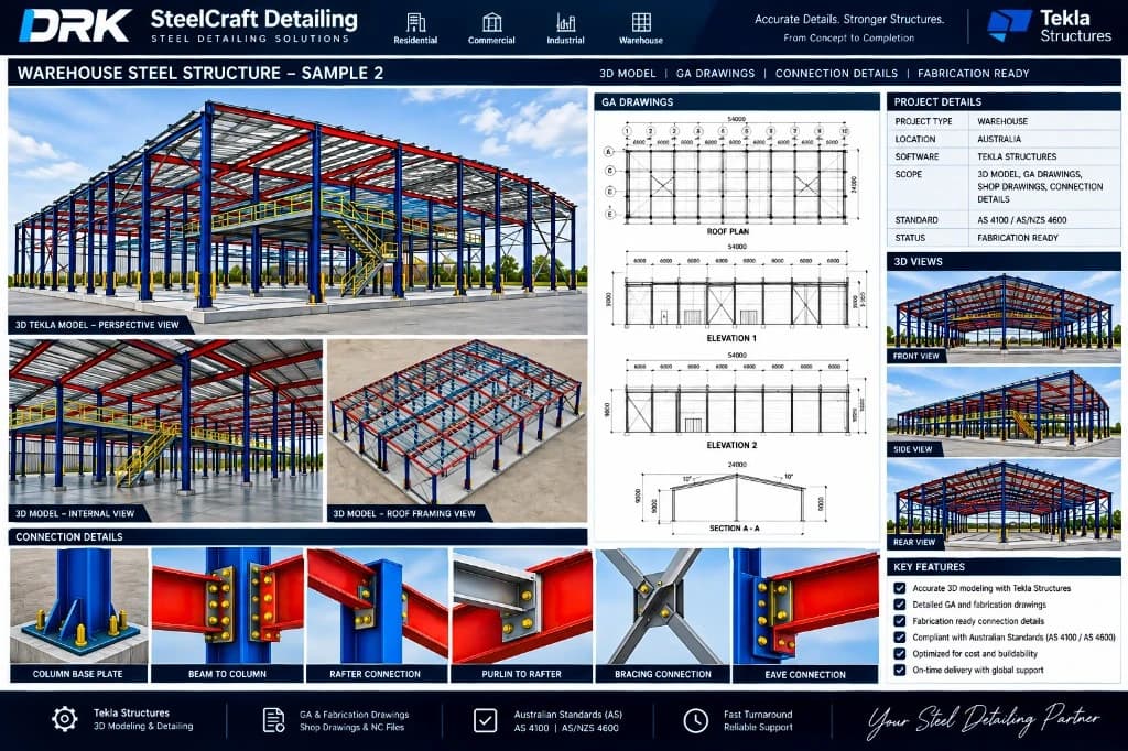 Warehouse Steel Structure — Mezzanine